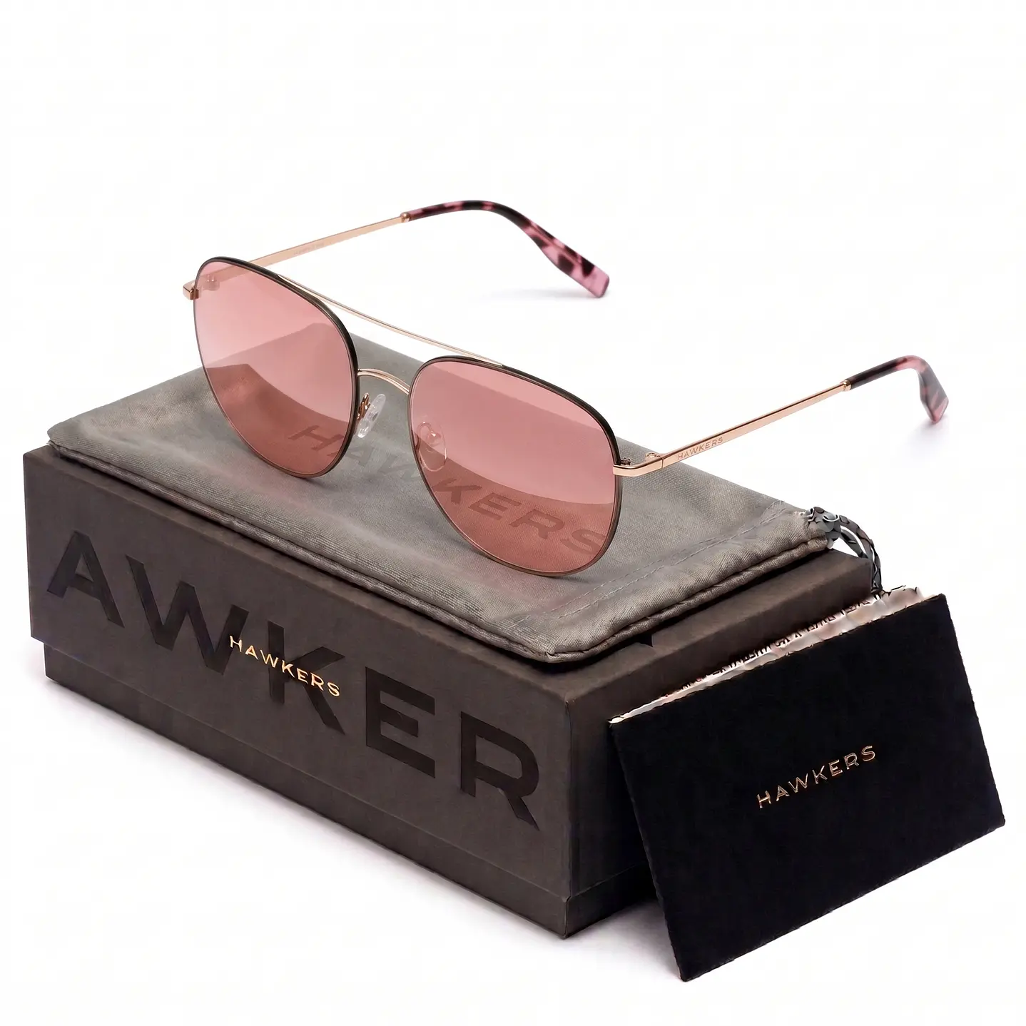 Lentes de Sol Hawkers Swag HSWA24BKM0 Rosado Degrade Unisex Talla 60mm 1