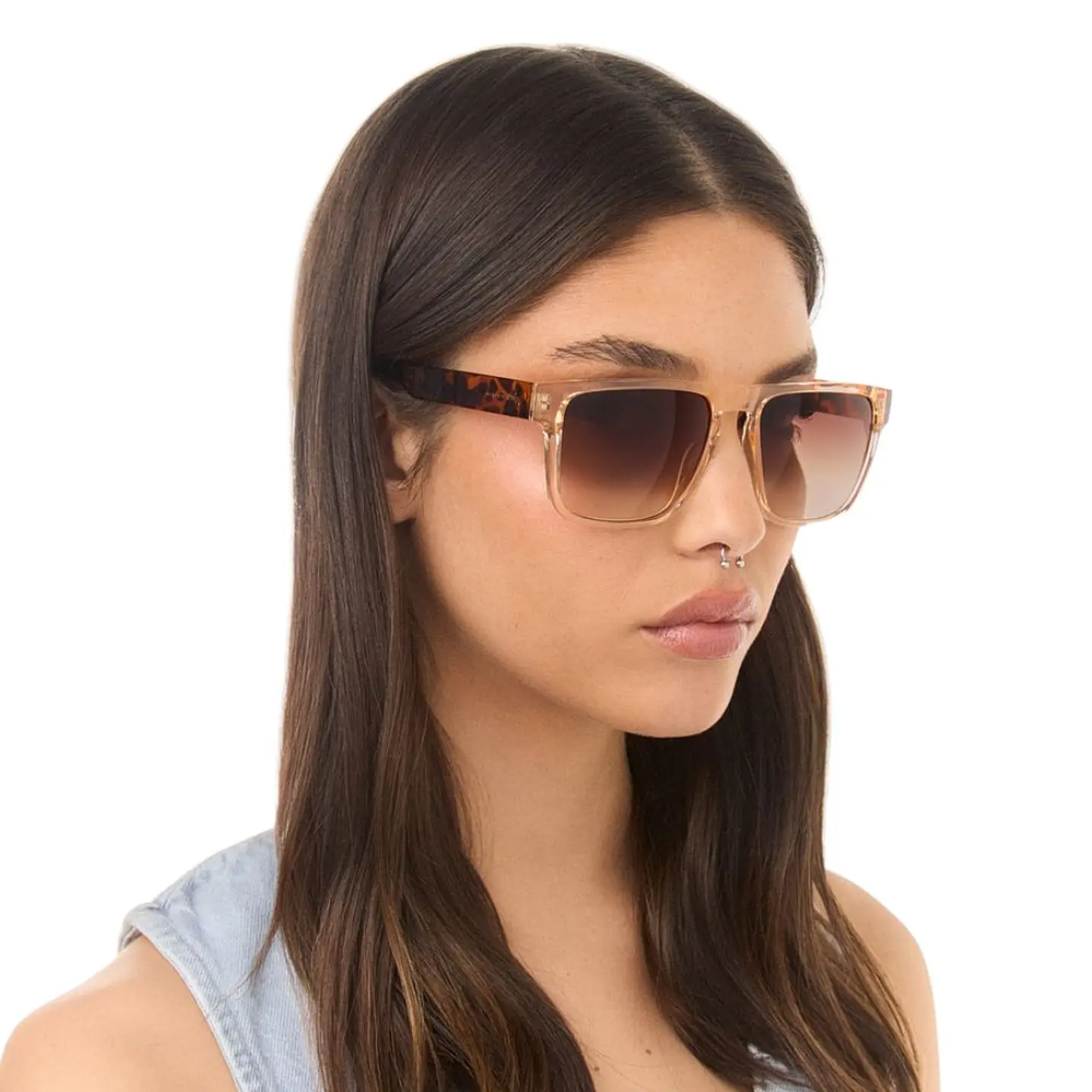 Lentes de Sol Hawkers LAYOFF HLAY22JWT0 Marron Tortuga Unisex Talla 55mm 9