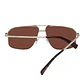 Lentes de Sol Hawkers POKER HPOK22DWM0 Marron Unisex Talla 60mm - Miniatura 4
