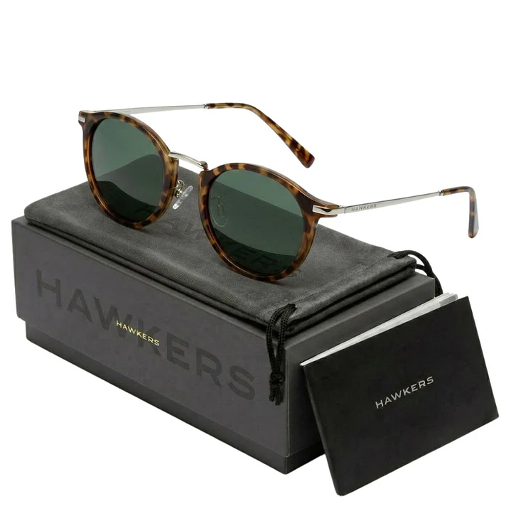 Lentes de Sol Polarizado Hawkers DEALER HDEA22CETP Marron Tortuga Unisex Talla 49mm 1