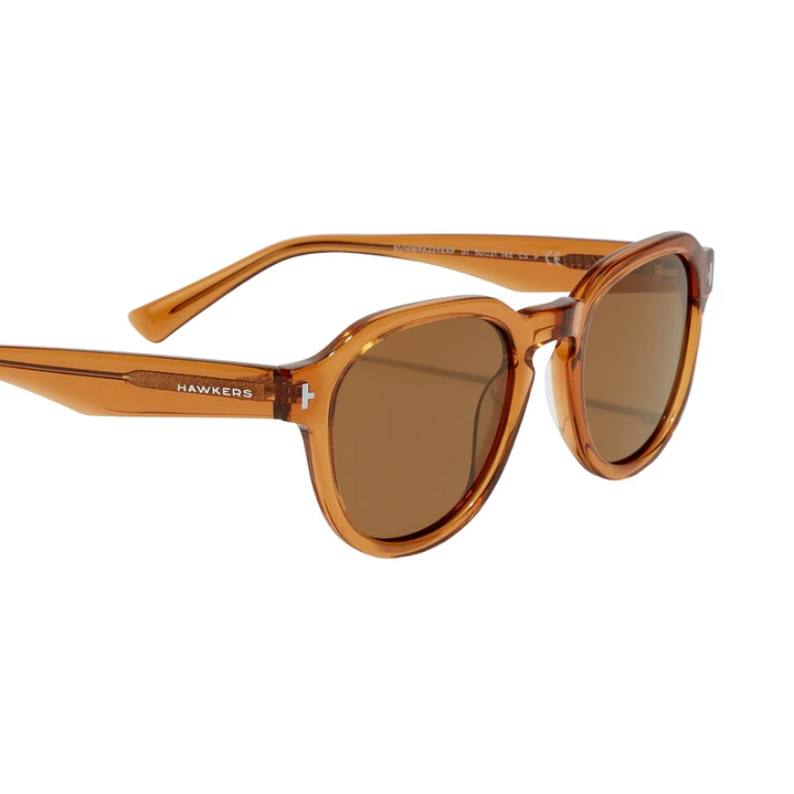 Lentes de Sol Hawkers Warwick Pair HWPA22YEXP Mostaza Transparente Unisex Talla 49mm 5