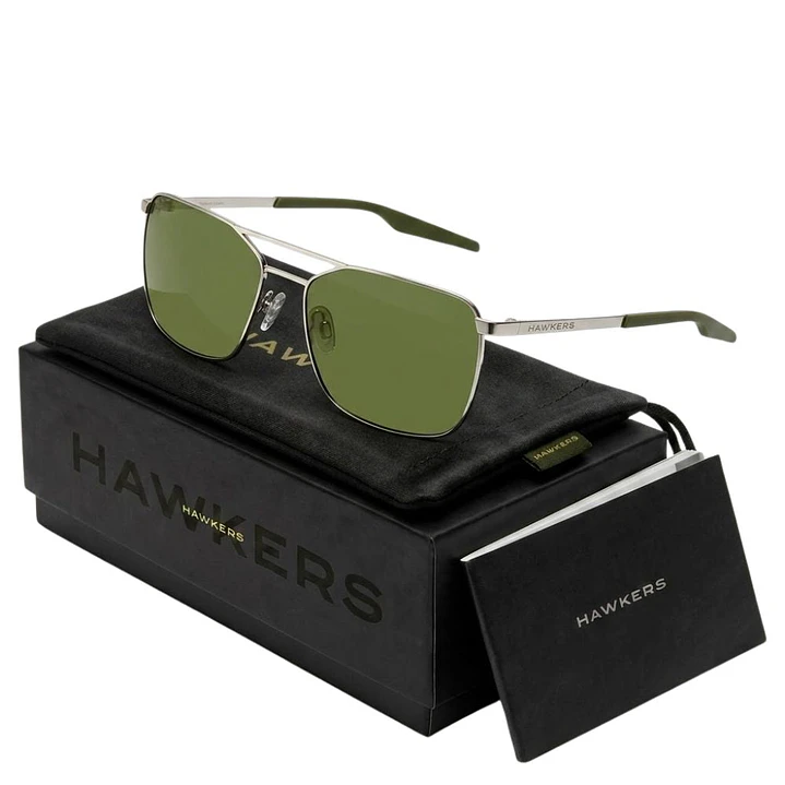 Lentes de Sol Polarizado Hawkers SENSE HSEN23SEMP Verde Unisex Talla 59mm 1