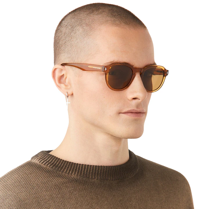 Lentes de Sol Hawkers Warwick Pair HWPA22YEXP Mostaza Transparente Unisex Talla 49mm 8