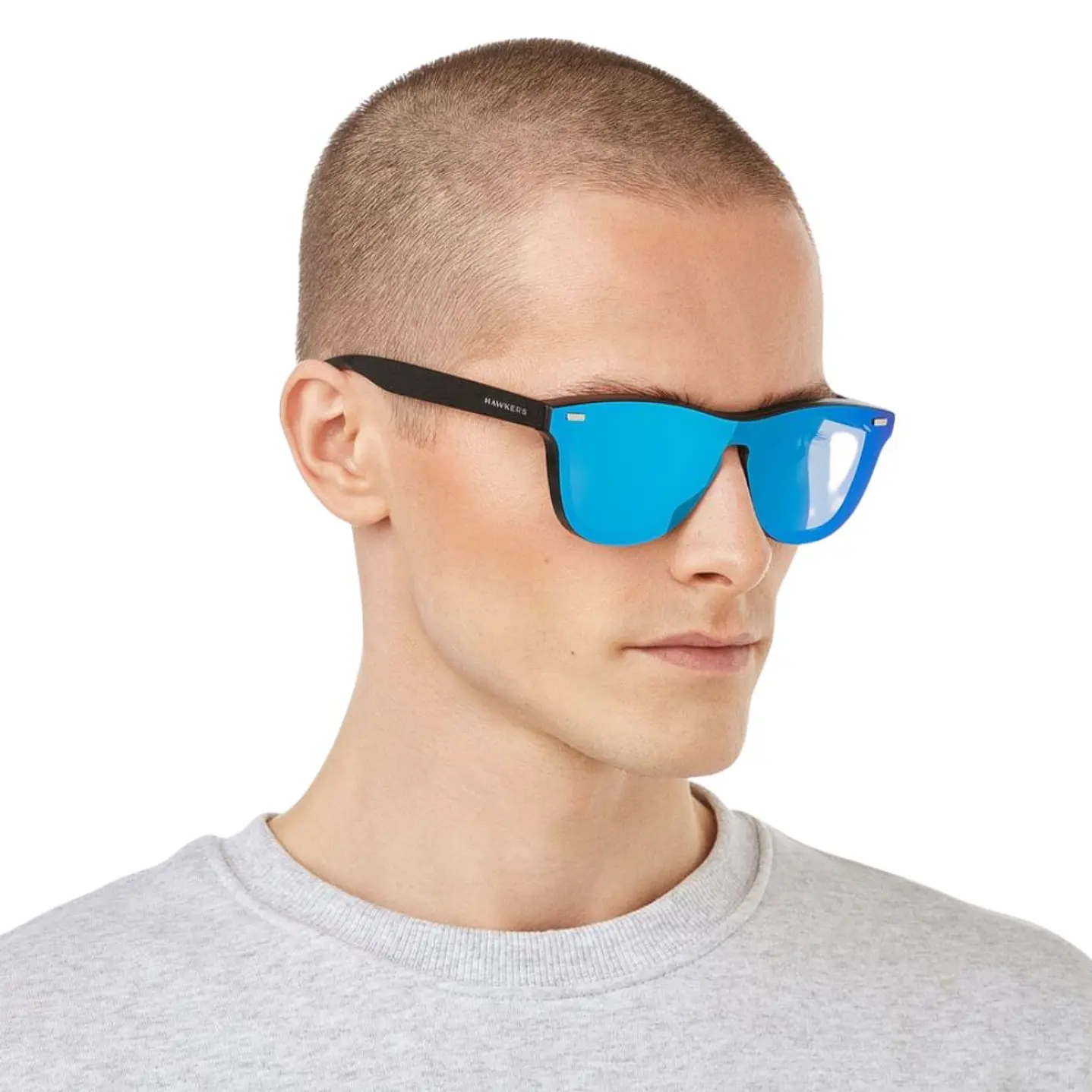 Lentes de Sol Hawkers ONE VENM RAW HOVR22BLT0 Azul Espejado Unisex Talla 53mm 7