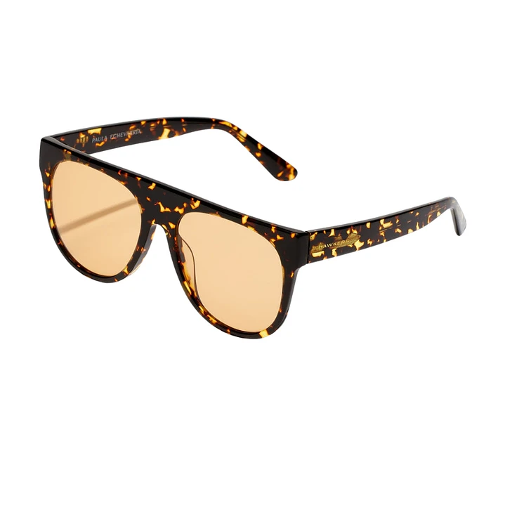 Lentes de Sol Hawkers La Noire - Paula Echevarria HLAN23CYXE Amarillo Carey Unisex Talla 55mm 2
