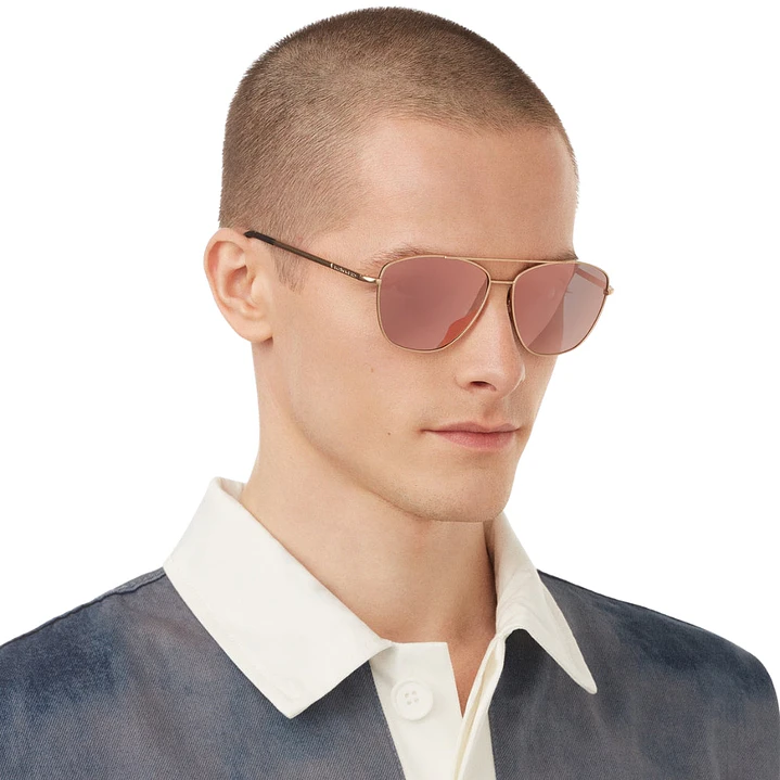 Lentes de Sol Hawkers Lax HLAX22DKMP Oro Rosa Espejado Unisex Talla 57mm 8