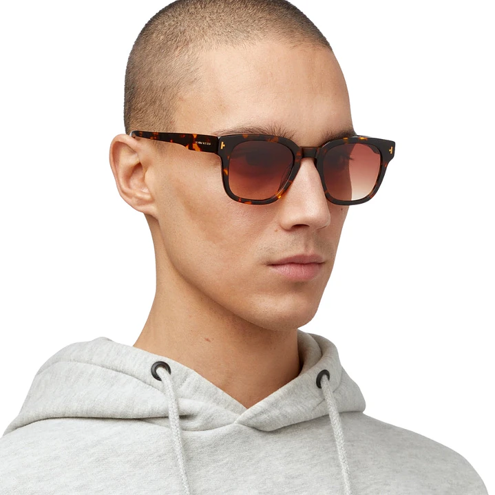 Lentes de Sol Hawkers Stack - Pierre Gasly HSTA22CWXG Marron Degrade Unisex Talla 49mm 8