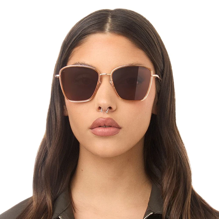Lentes de Sol Polarizado Hawkers CHILL HCHI23KWTP Marron Transparente Unisex Talla 56mm 7