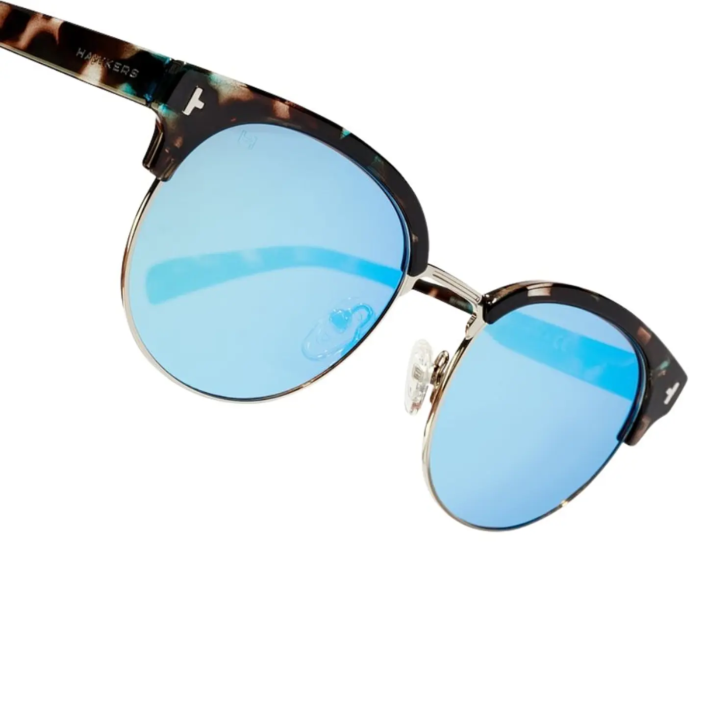 Lentes de Sol Polarizado Hawkers NEW CLASSIC ROUNDED HNCR23CLTP Azul Espejado Unisex Talla 53mm 5