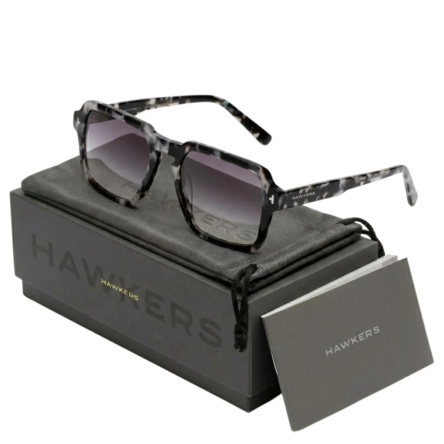 Lentes de Sol Hawkers LASH HLAS23SBX0 Gris y Negro Unisex Talla 58mm 1