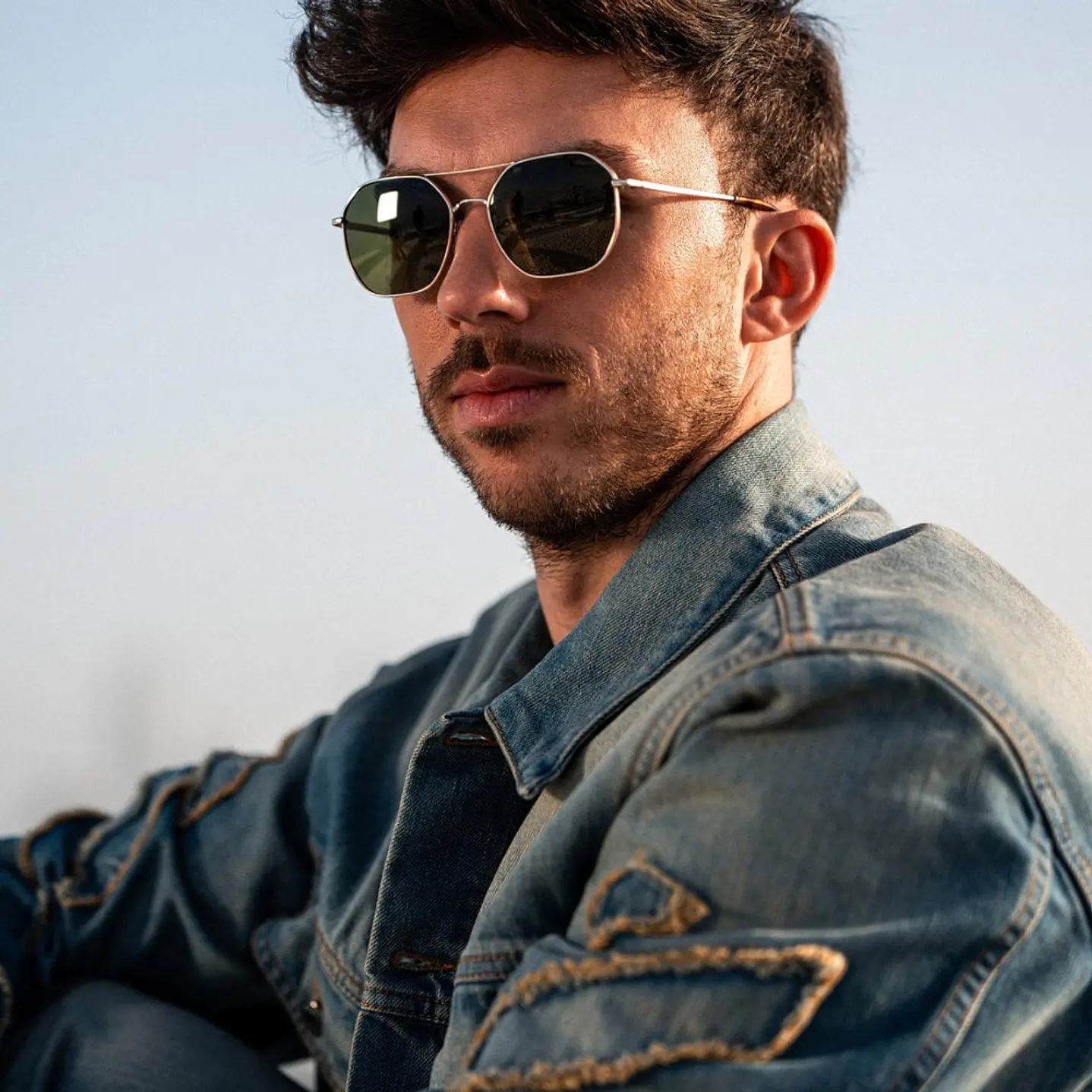 Lentes de Sol Hawkers Stride - Pierre Gasly HSDE26DEMG Verde Unisex Talla 55mm 7