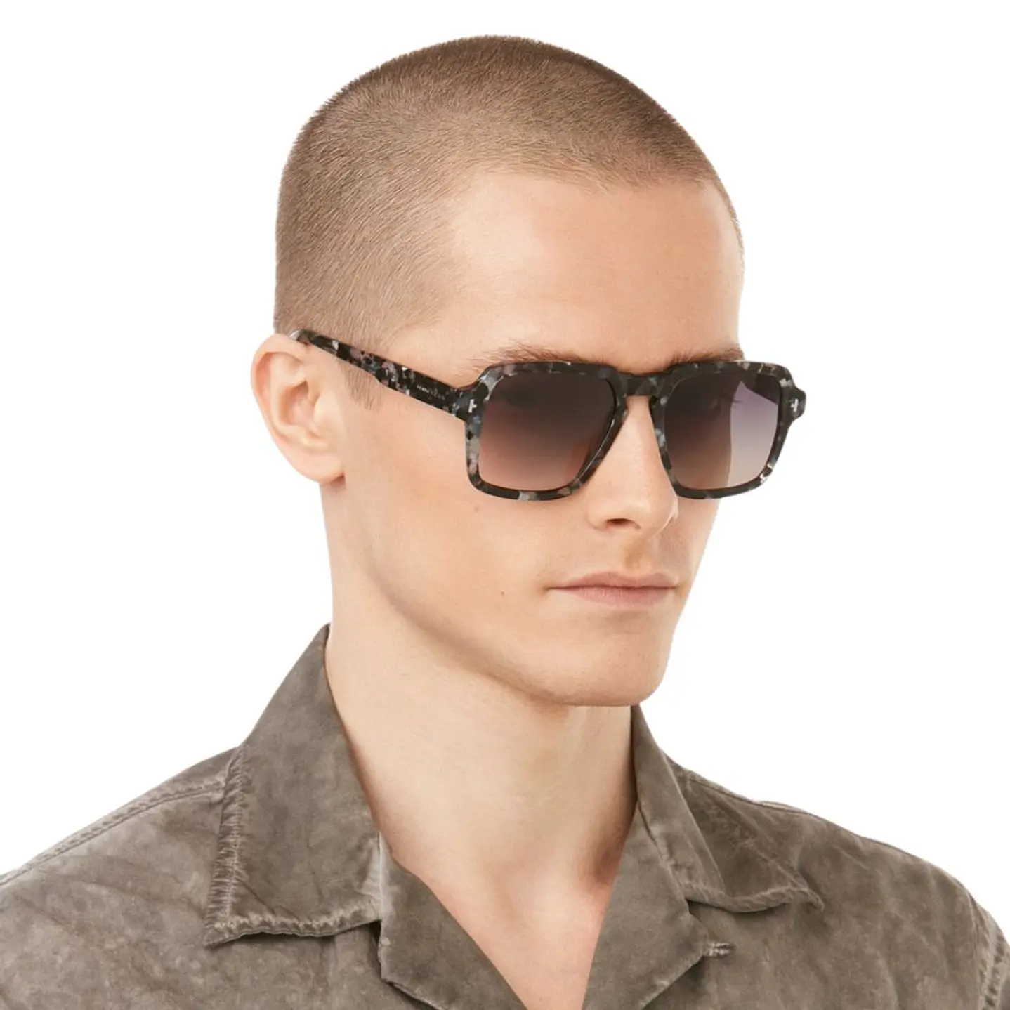 Lentes de Sol Hawkers LASH HLAS23SBX0 Gris y Negro Unisex Talla 58mm 5