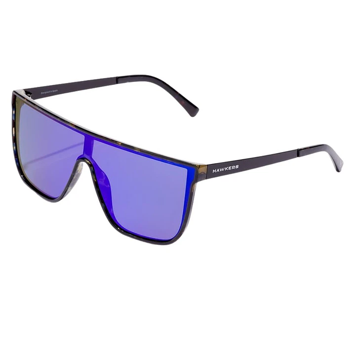 Lentes de Sol Polarizado Hawkers WEED HWEE23CLTP Azul Espejado Unisex Talla 53mm 2