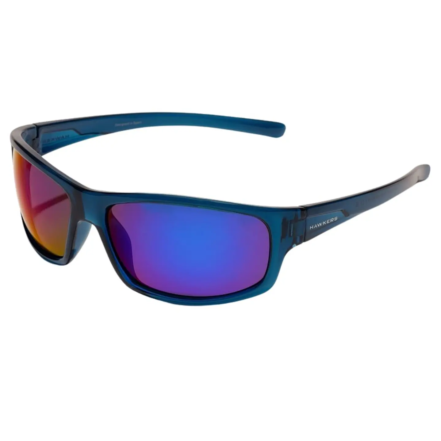 Lentes de Sol Polarizado Hawkers BOOST HBOO24LLT0 Azul Espejado Unisex Talla 64mm 2