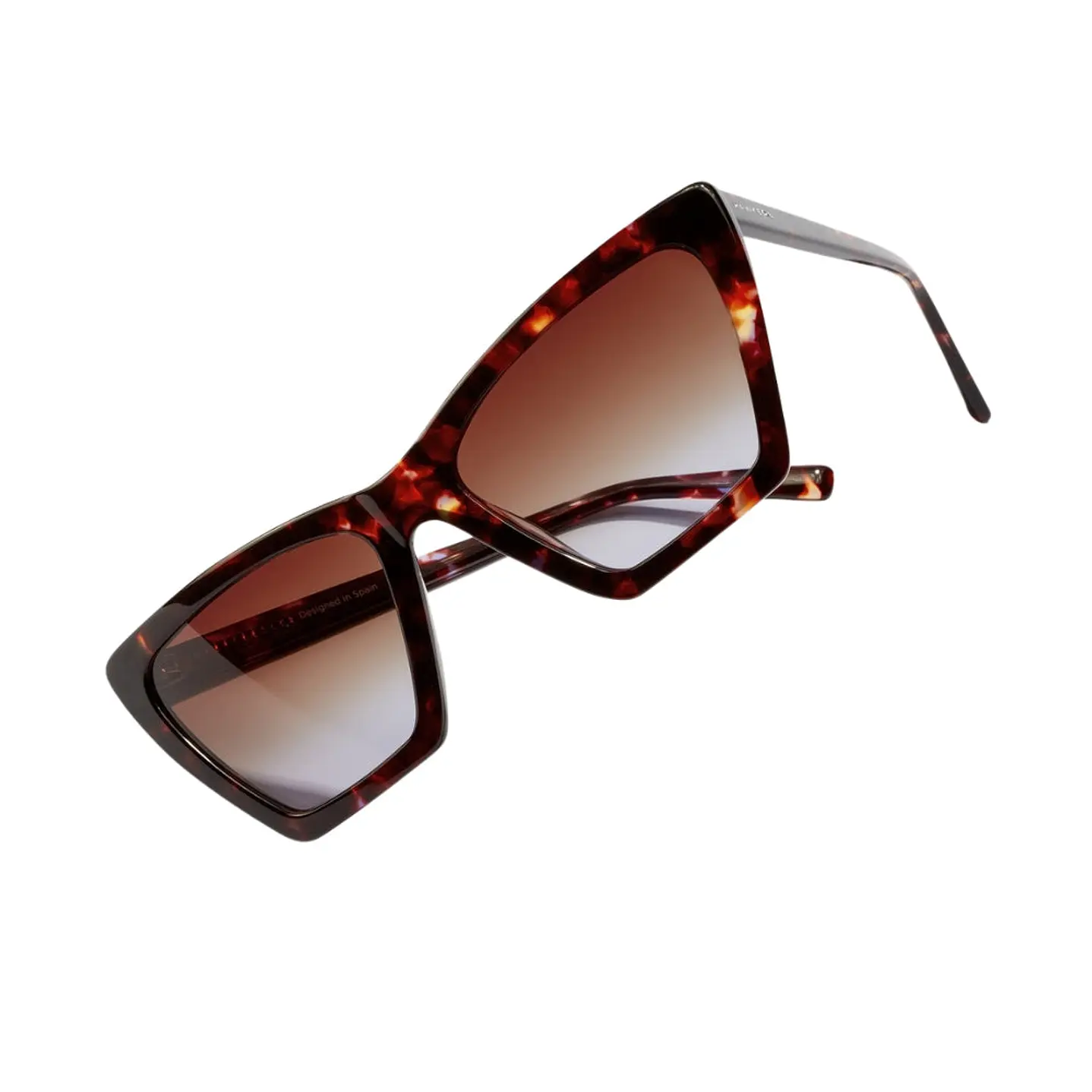 Lentes de Sol Hawkers Flush HFLU22CVX0 Marron Degrade Unisex Talla 55mm 6