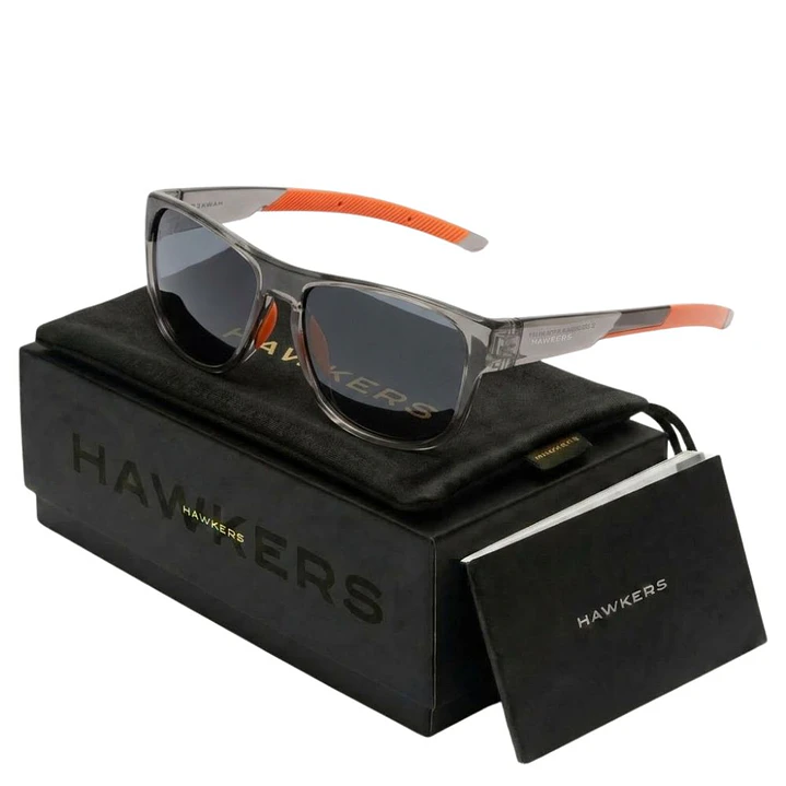 Lentes de Sol Polarizado Hawkers GRIP HGRI24GSTP Gris Espejado Unisex Talla 57mm 1