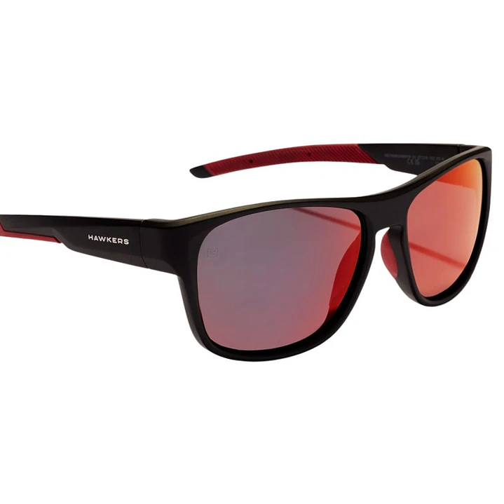 Lentes de Sol Polarizado Hawkers GRIP HGRI24BRTP Rojo Espejado Unisex Talla 57mm 5