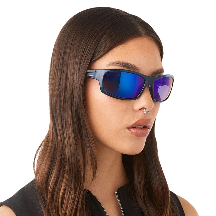 Lentes de Sol Polarizado Hawkers BOOST HBOO24LLT0 Azul Espejado Unisex Talla 64mm 8