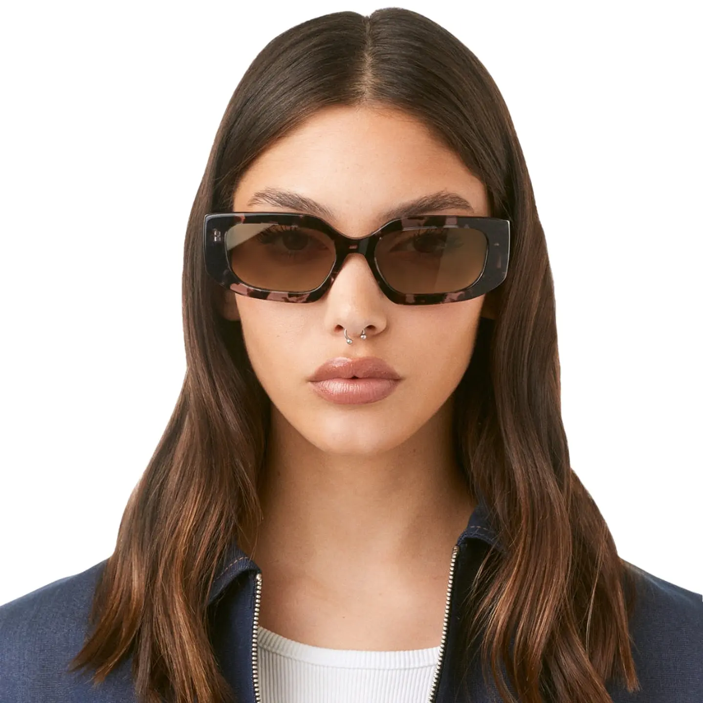 Lentes de Sol Hawkers Trendset HTRE24CWX0 Azul Carey Unisex Talla 54mm 7