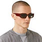 Lentes de Sol Hawkers Trendset HTRE24RBX0 Rojo Estampado Unisex Talla 54mm - Miniatura 8