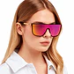 Lentes de Sol Hawkers Weed - Paula Echevarria HWEE23BKTE Lila Espejado Unisex Talla 142mm - Miniatura 7