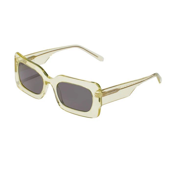 Lentes de Sol Hawkers Flechazo - Tini HMUA23YBXN Amarillo Transparente Unisex Talla 55mm 2