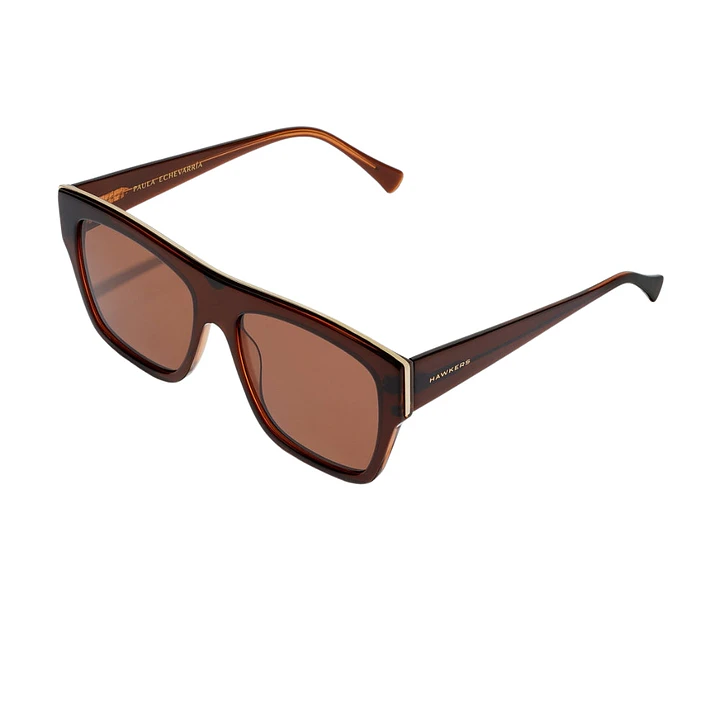 Lentes de Sol Hawkers Doumu - Paula Echevarria HDOU21WWXE Marron Transparente Unisex Talla 57mm 2