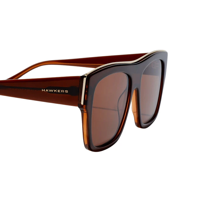 Lentes de Sol Hawkers Doumu - Paula Echevarria HDOU21WWXE Marron Transparente Unisex Talla 57mm 4