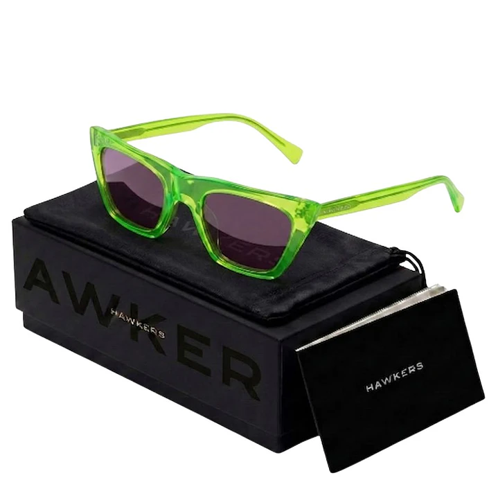 Lentes de Sol Hawkers HYPNOSE 120019 Verde Transparente Unisex Talla 51mm 1