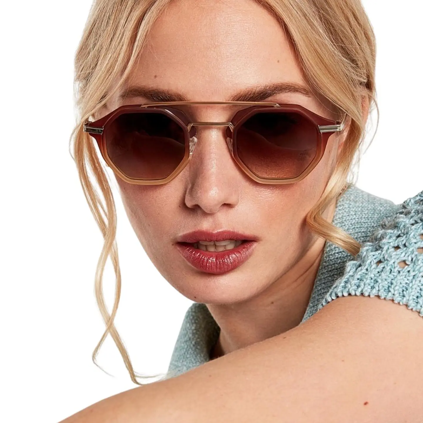 Lentes de Sol Hawkers CITYBREAK HCIT20DWM0 Marron Degrade Unisex Talla 46mm 5