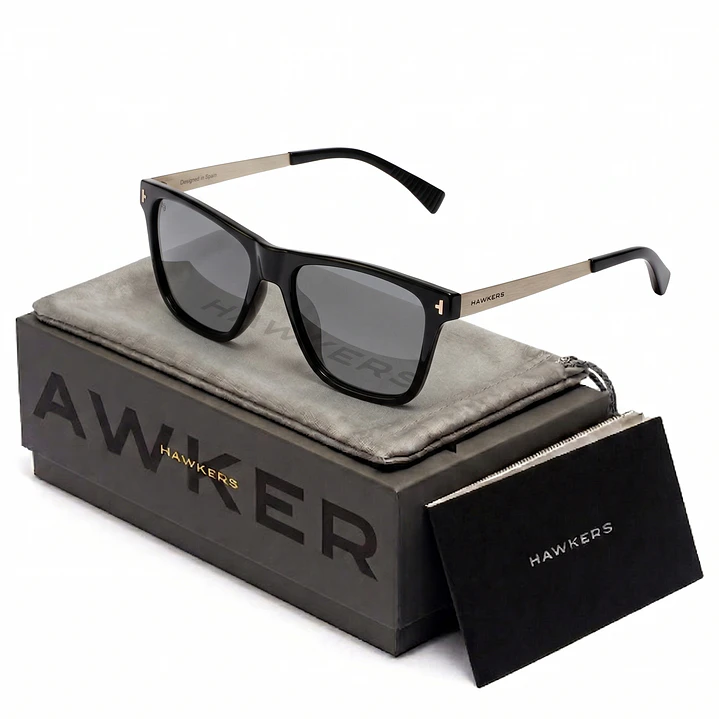 Lentes de Sol Hawkers One Ls Metal HOLM23BBTP Negro Unisex Talla 54mm 1