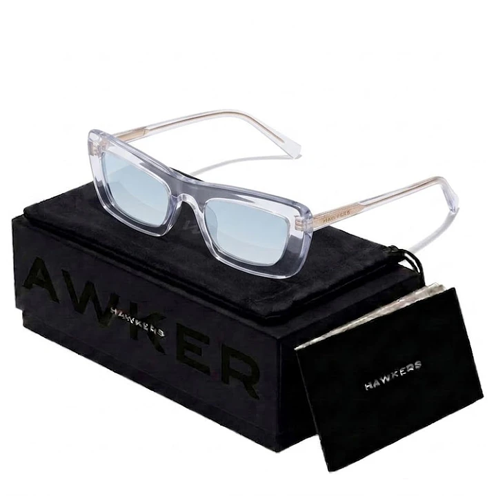 Lentes de Sol Hawkers TADAO HTAD20TSX0 Plateado Transparente Unisex Talla 50mm 1