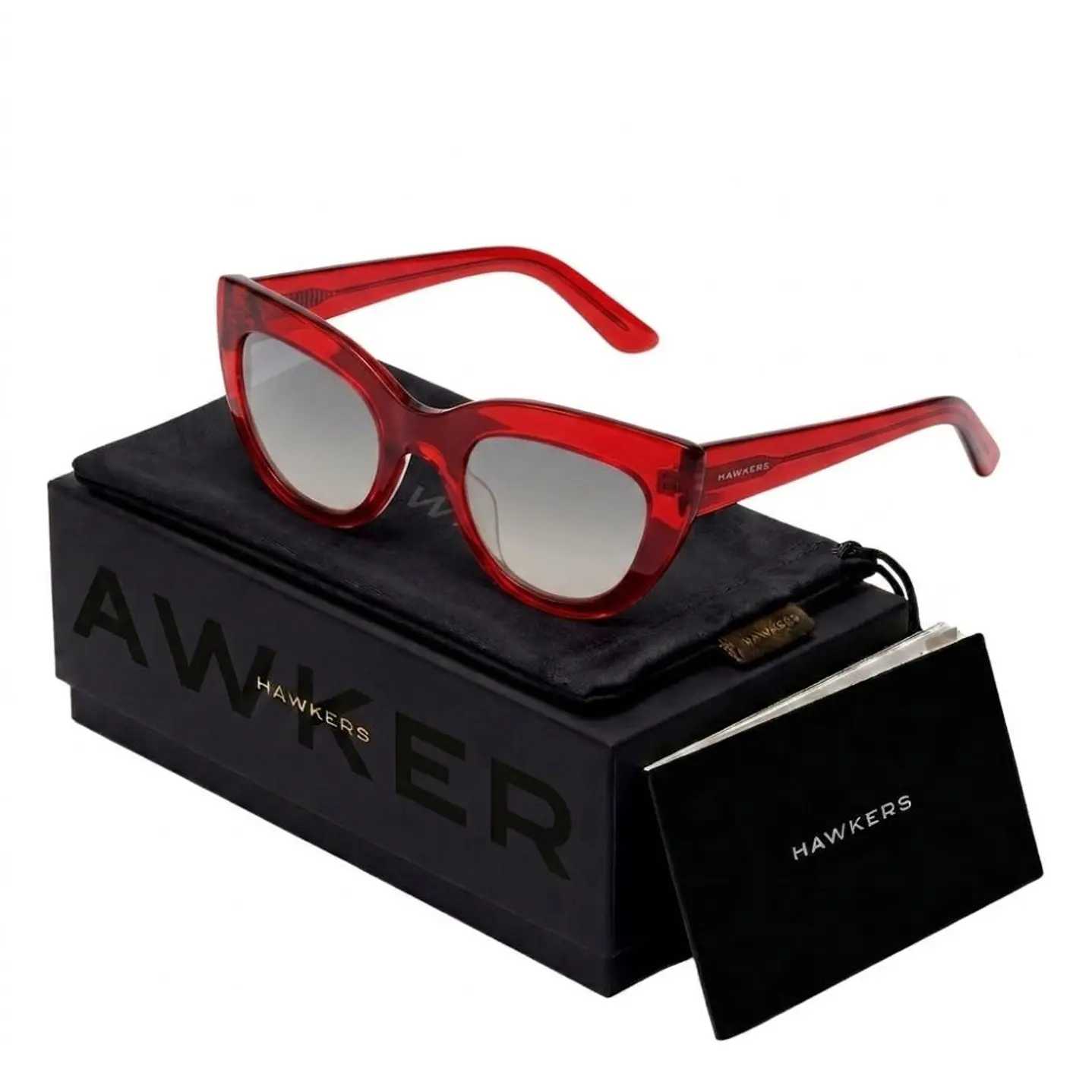 Lentes de Sol Hawkers HYDE HHYD20RBX0 Rojo Transparente Unisex Talla 49mm 1
