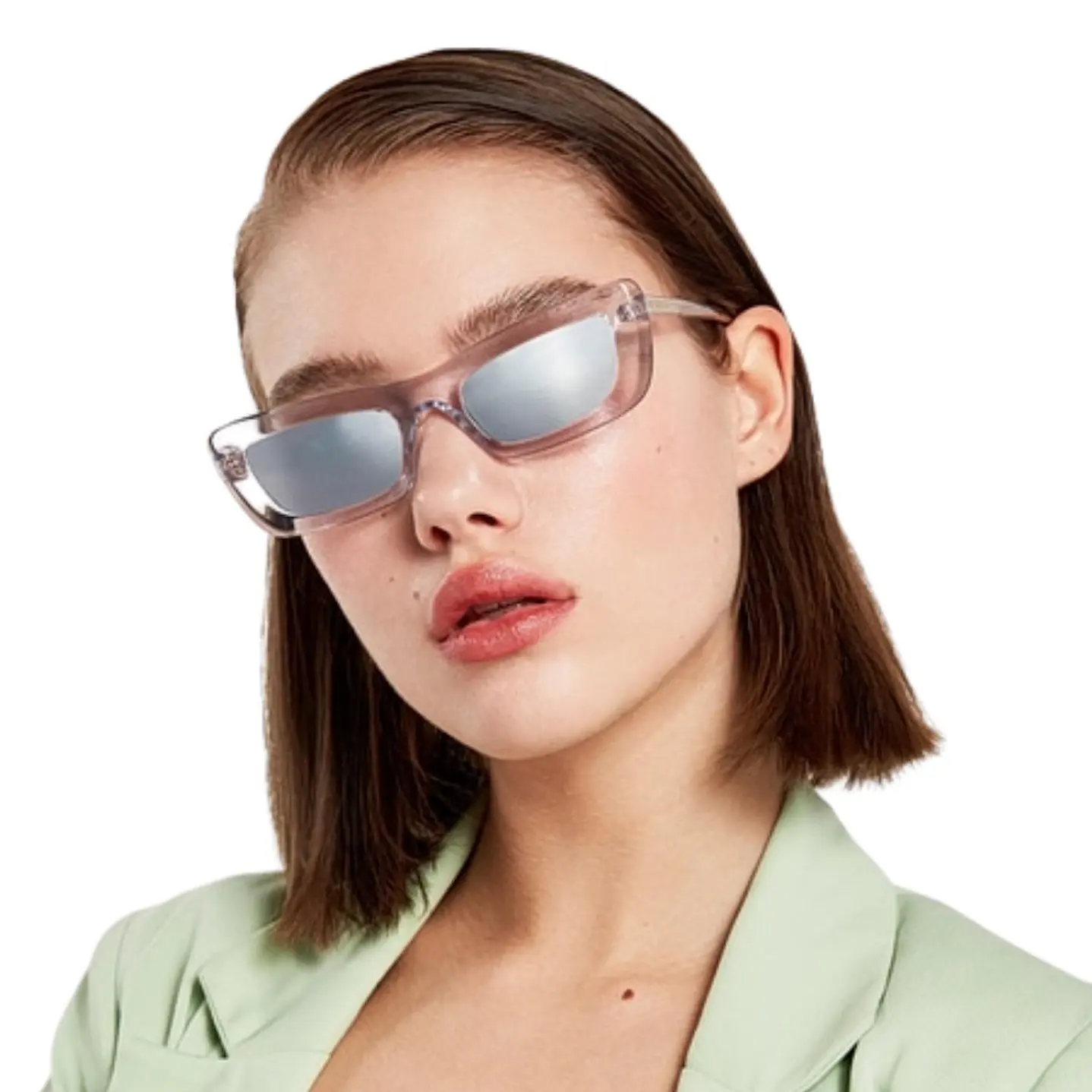 Lentes de Sol Hawkers TADAO HTAD20TSX0 Plateado Transparente Unisex Talla 50mm 5