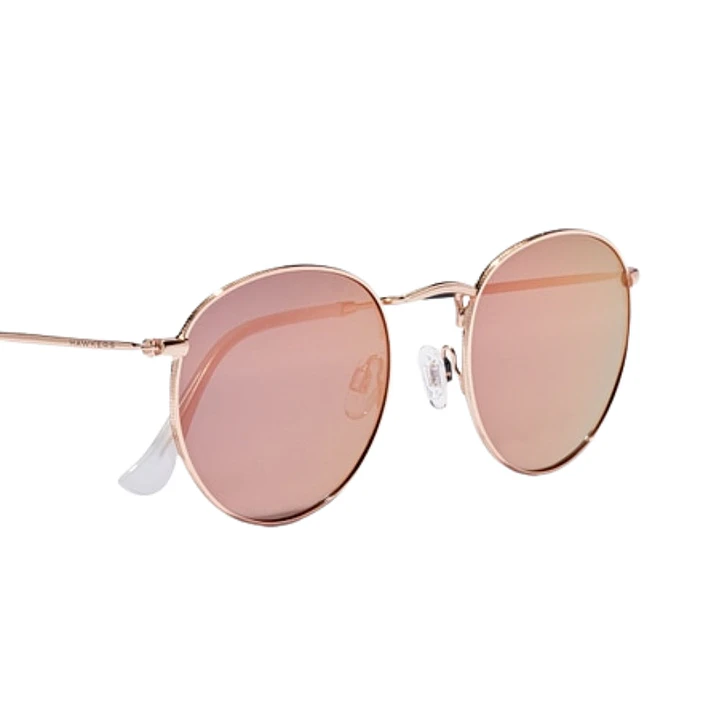 Lentes de Sol Polarizado Hawkers MOMA MIDTOWN HMMI22KKMP Oro Rosa Espejado Unisex Talla 49mm 4