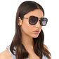Lentes de Sol Polarizado Hawkers IBIZA HIBZ22BGTP Negro Degrade Unisex Talla 55mm - Miniatura 8