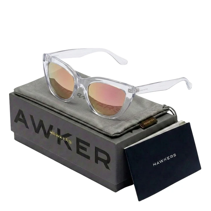 Lentes de Sol Hawkers B.PORTER HBPO22TKTP Rosado Espejado Unisex Talla 54mm 1