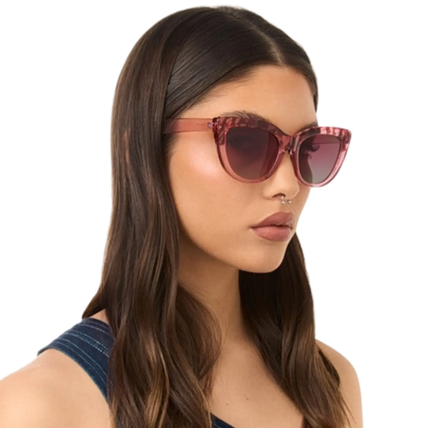 Lentes de Sol Hawkers B.PORTER HBPO22CPTP Rosado Degrade Unisex Talla 54mm 7