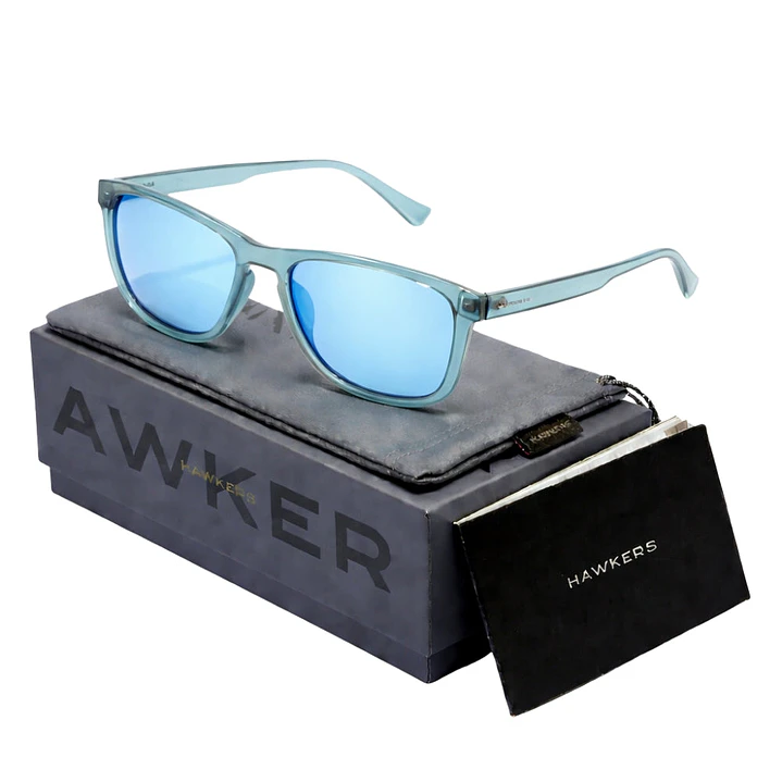 Lentes de Sol Hawkers ZHANNA HZHA22GLTP Azul Transparente Unisex Talla 56mm 1