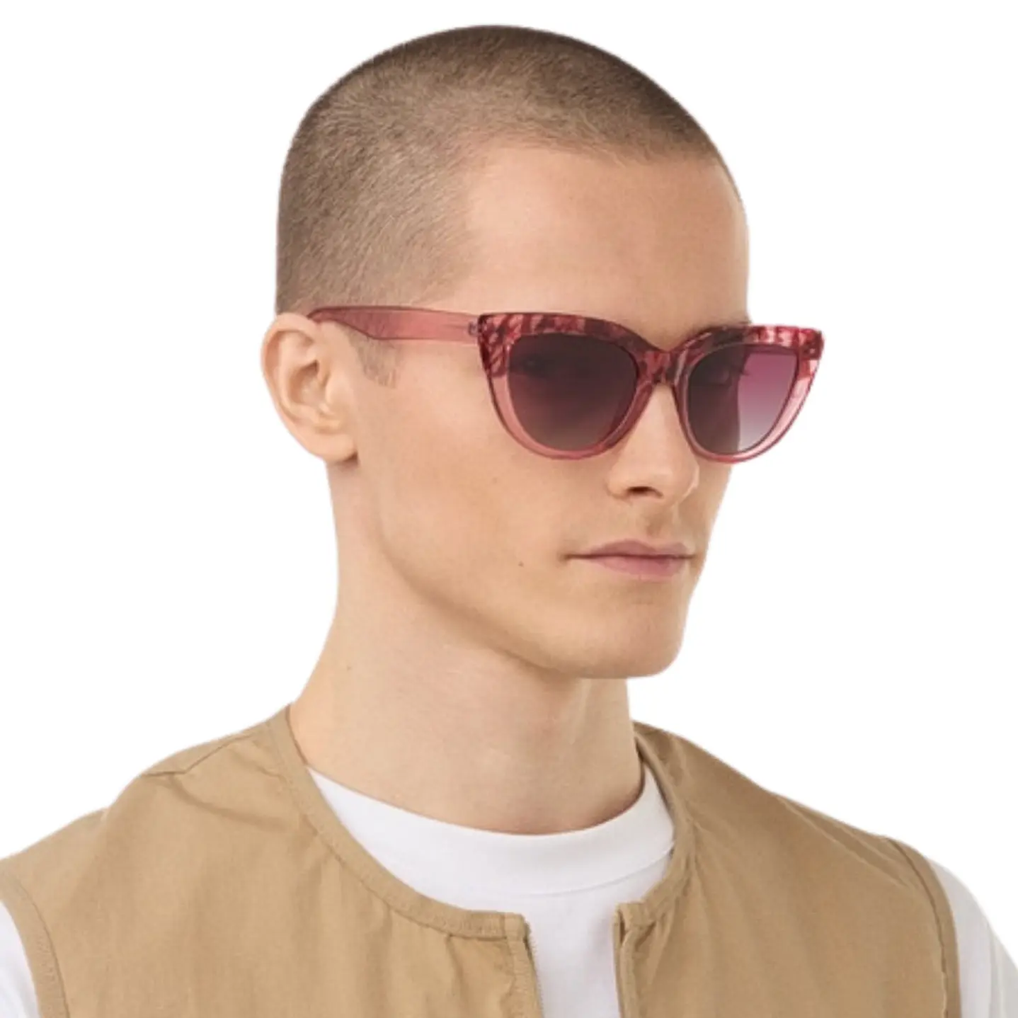 Lentes de Sol Hawkers B.PORTER HBPO22CPTP Rosado Degrade Unisex Talla 54mm 8