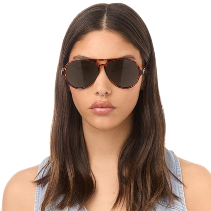 Lentes de Sol Hawkers SOUTH BEACH HSOU22CETP Marron Tortuga Unisex Talla 57mm 6
