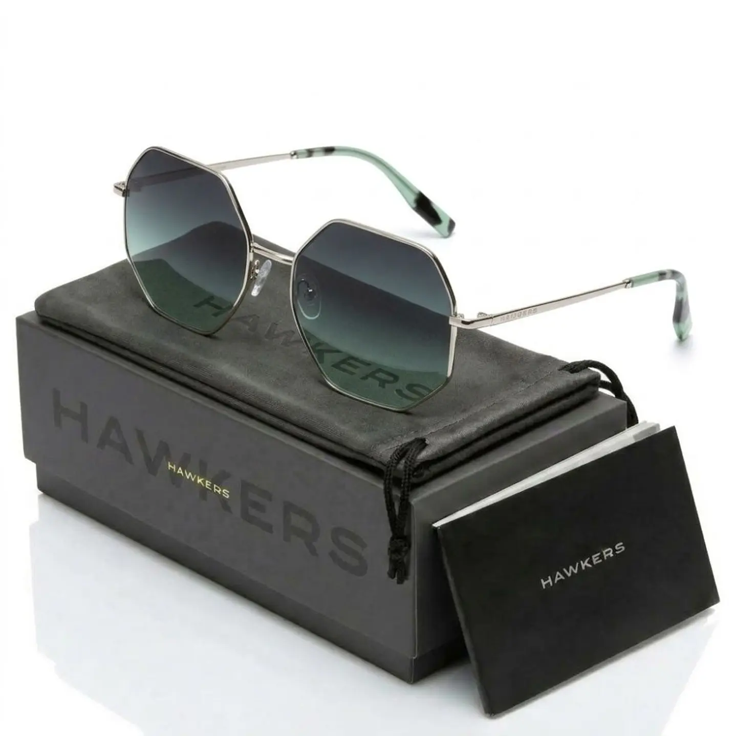 Lentes de Sol Hawkers LUMINA HLUM24SEM0 Verde Degrade Unisex Talla 57mm 1