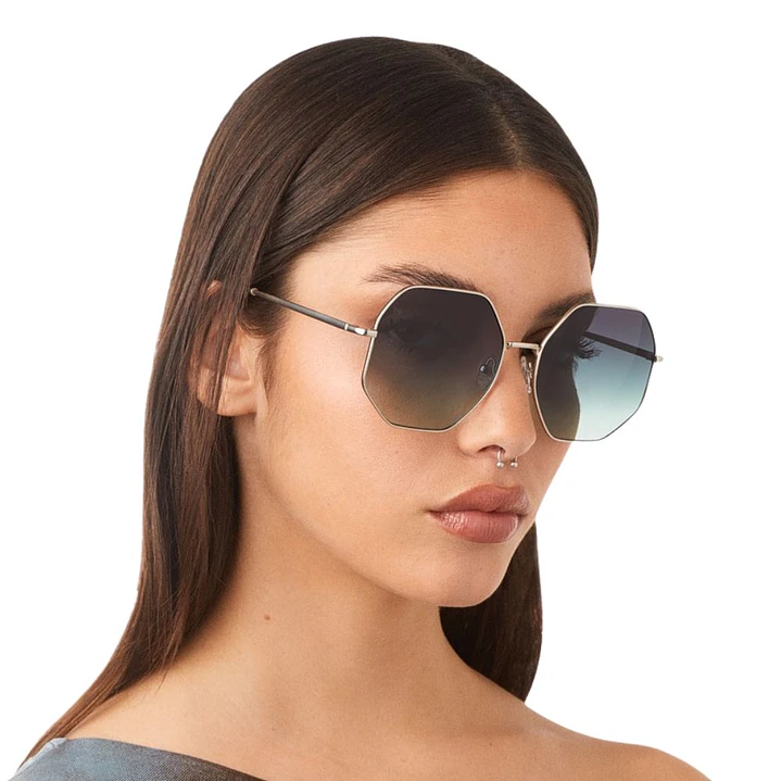 Lentes de Sol Hawkers LUMINA HLUM24SEM0 Verde Degrade Unisex Talla 57mm 7