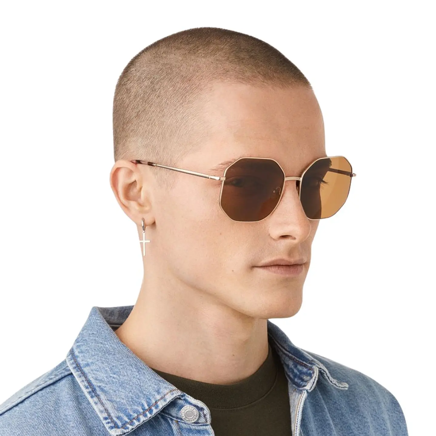 Lentes de Sol Hawkers LUMINA HLUM24KWM0 Marron Degrade Unisex Talla 57mm 8