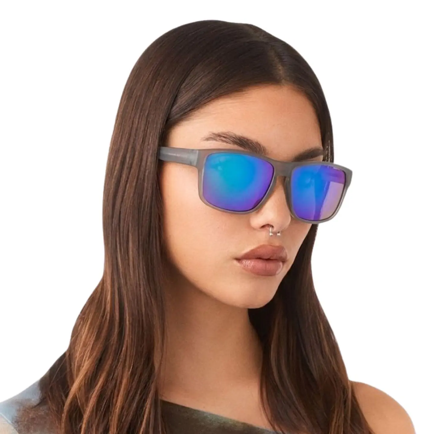 Lentes de Sol Hawkers FASTER RAW HFRA24GLTC Azul Espejado Unisex Talla 58mm 7