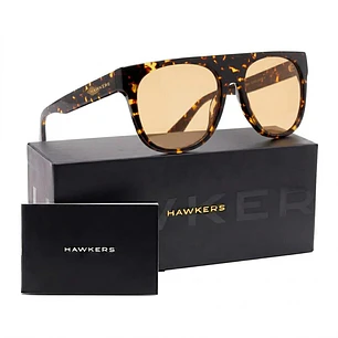 Lentes de Sol Hawkers La Noire - Paula Echevarria HLAN23CYXE Amarillo Carey Unisex Talla 55mm