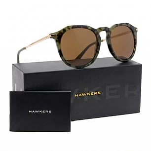 Lentes de Sol Hawkers WARWICK CROSSWALK HWCR21EEM0 Verde Habana Unisex Talla 52mm