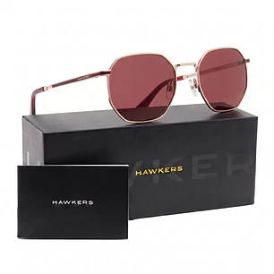 Lentes de Sol Polarizado Hawkers SIXGON HSIX21KWMP Oro Rosa Unisex Talla 51mm