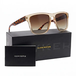 Lentes de Sol Hawkers LAYOFF HLAY22JWT0 Marron Tortuga Unisex Talla 55mm