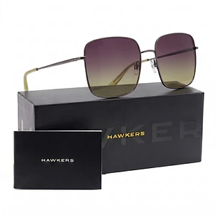 Lentes de Sol Hawkers ROYAL FLUSH HRFL22GMM0 Negro y Verde Unisex Talla 55mm